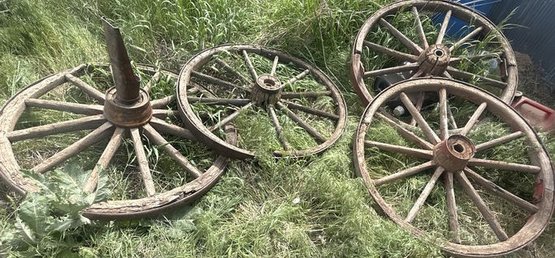 Assortment Of Wagon Wheels