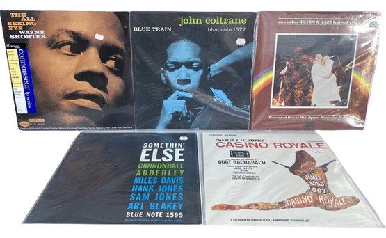 Unopened Vinyl Records (5) From John Coltrane, Wayne Shorter And More!