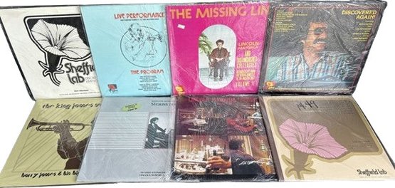 8 Unopened Vinyl Records-Lincoln Mayorga, Harry James & His Big Band And Many More