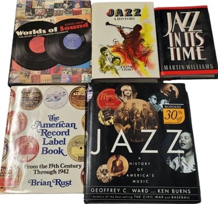 Books About Jazz History. Authors: Brian Rust, Ken Burns, Martin Williams.