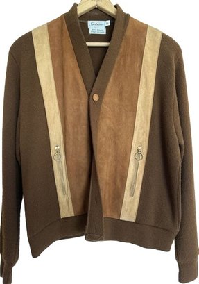 Vintage 'Mr. Rogers' Style Men's Sweater - XL