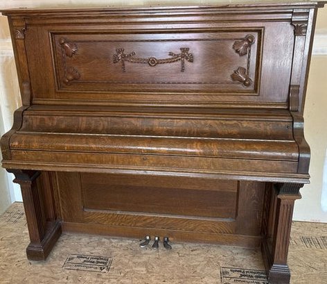Carlisle Chicago Upright Piano 64W 56.5T 26D