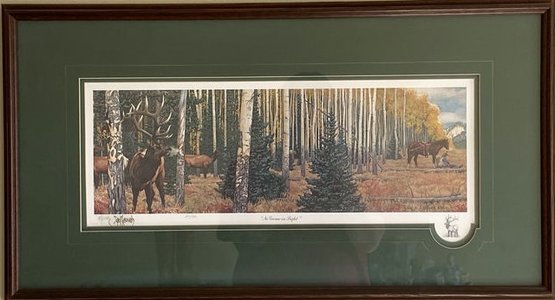 Original Art: Scott Kennedy Signed, Numbered 200/500 'No Game In Sight'  With Certificate (34x19)