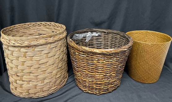 Wicker Basket Collection (3)
