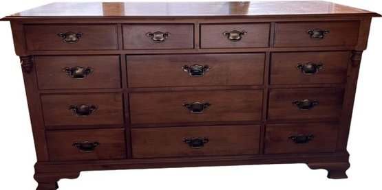 Tell City Young Republic Solid Hard Rock Maple Double Dresser 60x33x18