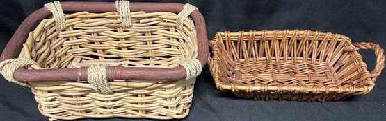 Wicker Basket Set (2)
