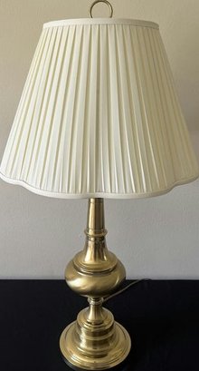 Brass Table Lamp:  Tested And Working - 30' Height