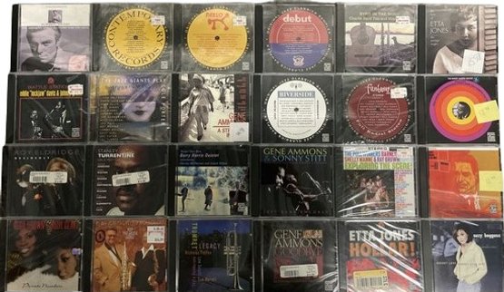 CD Collection (24) Includes, Don Sleet, Pablo, Gene Ammons, Roy Eldridge, Etta Jones, And Many More