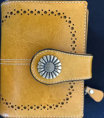 Wallets For Women Small Bifold RFID Blocking Genuine Leather Wallet Vintage Zipper Short Card Holder Ladies
