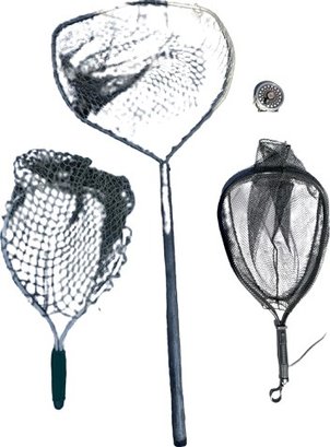 (3) Fishing Nets With Eagle Claw Fly Fishing Reel