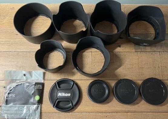 Nikon Lens Hoods, Lens Caps, And Mounts