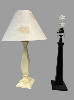 2 Table Lamps, Working