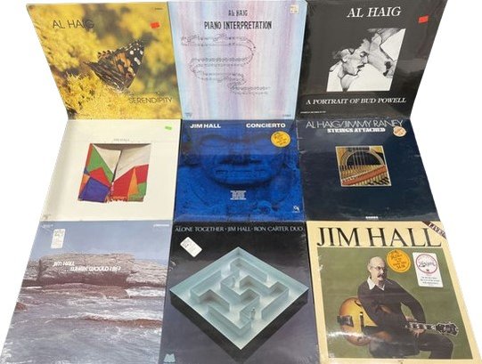 (9) Unopened Vinyl Collection, Jim Hall,  And Al Haig