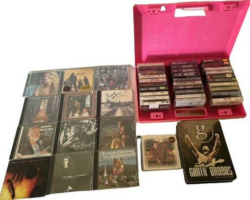 Cassette Tapes And CDs- Tom Petty, John Denver, Kenny Rogers, Garth Brooks