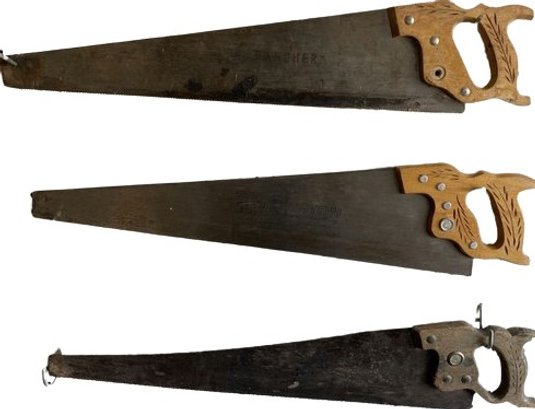 Trio Of Hand Saws From Disston, R-1 Rancher, And More (28.5L)