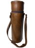 Awesome Insulated Thermos With Custom Faux Leather Case (15in Tall)