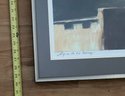 'Life On The Old Grainery' Signed By Artist, H Weldon, 2001, Glass, Framed And Matted