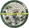 Tropical Parrot Mosaic Patio Table, 29.5in H