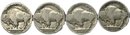 15 Undated Buffalo Nickels