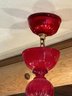 Scarlet Murano  Glass Chandelier, 36 Drop, 33Diameter