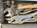 Pittsburgh Corner Clamps With Quick Release, Olympia 4in Clamps, Craftsman Toolbox W/ Tools