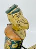 Antique 1935 Marks Popeye Xpress Tin Wind Up Toy. Worked When Tested.