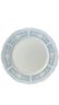 'Noritake' Lacewood White & Light Blue Dinner Plates, Salad Plates, Tea Cups And Saucer, 4 Of Each