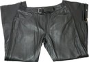 Power Trip Leather Riding Pants Size 38 And New Harley Davidson Shirt Size XL
