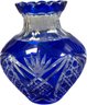 Stunning Blue Glass Vases,  Black Porcelain Plate, & Other Home Decor