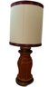 Classy Wooden Lamp, Side Table Lamp - 11Wx29H