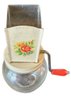 Stainless Steel Poached Egg Cooker, Juicer, Coffee Grinder, Strawberry Patterned Cream & Sugar Dishes