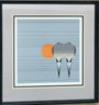 Serigraph Signed And Numbered By Artist Charley Harper, 'Lovey Dovey' 23' X 22', 839/2500