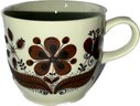 Figgjo Hedda Floral Rosemaling Teapot With Lid, Tea And Coffee Mugs, And Tea Plates