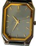 Citizen Quartz Vintage Watch In Black And Gold Color