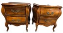 A Pair Of Wooden Classic Side Tables - 24x17x24