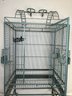 Bird Cage With Perch, Food Bowls, & Latching Door (24x32x64)- Shows Some Rust/Weathering But In Good Condition