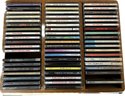 Collections Of CDs In Wood Disk Cabinet 13Wx17H (2), Unopened Compact Disk Carrying Cases 6Wx17H (2) And More