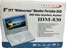 Homedics Vibration Neck Massager With Heat, Initial 8in. TFT Widescreen Monitor Portable DVD IDM-830
