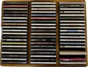Collections Of CDs In Wood Disk Cabinet 13Wx17H (2), Unopened Compact Disk Carrying Cases 6Wx17H (2) And More