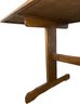 Wood Table With Two Chairs 47Wx29.5H