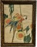 Parrot Painting Signed HMD, Appears Vintage, Framed, 14x10.5in.