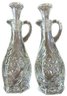 Wallace Serving Utensils, Bowls, Oil & Vinegar , Silver Colored Salt And Pepper Shakers