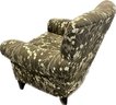 Taupe And Cream Patterned Armchair, 38Hx39Lx37W