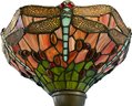 Stained Glass Dragonfly Floor Lamp 13.5Wx68H