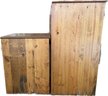 Maco Wood Products, Inc- Fine Pine Dresser (49x17x33) And Night Stand(18x17x22)- Some Damage Pictured