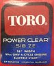 Toro Power Clear 518 ZE 18in Width 99c OHV 4-cycle Engine Electric Start