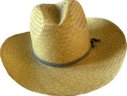 Classic Straw Woven Cowboy Hat, 23'