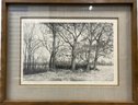 Early Spring  Artwork By William T. L 1979, Framed - 25.5x1.5x20