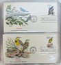 First Day Covers Of The Birds And Flowers Of The Fifty States, Commemorative Covers Of Waterbirds