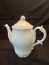 White Tea Set By Richard Ginori. Made In Italy. (Tea Cups 2.5 & Tea Pot 9)